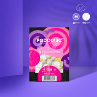Шлайф приставки с мек слой за диск за педикюр PODODISC M EXPERT 100 грит (50 бр.)