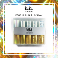 Multi Gold & Silver - Фолио за нокти - KiKi London Bulgaria