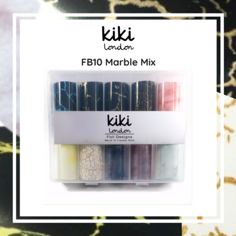Marble Mix - Фолио за нокти - KiKi London Bulgaria