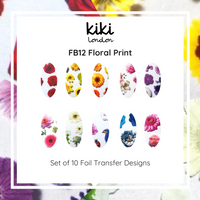 Floral print - Фолио за нокти - KiKi London Bulgaria