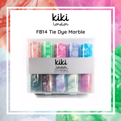 Tie Dye Marble - Фолио за нокти - KiKi London Bulgaria